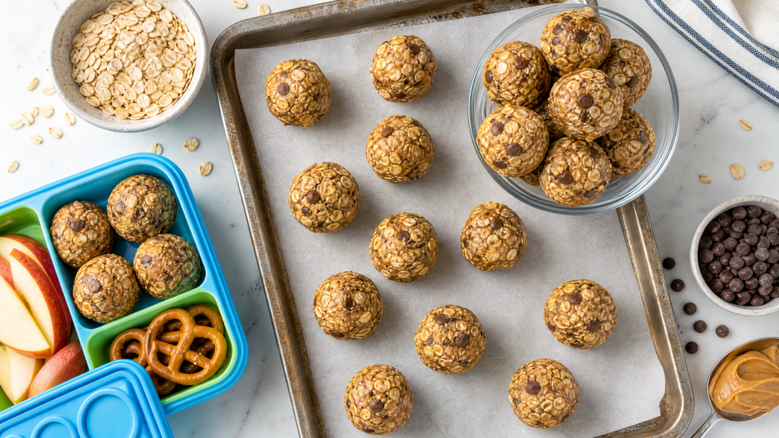 Banana Oat Energy Bites – No-Bake School Snack