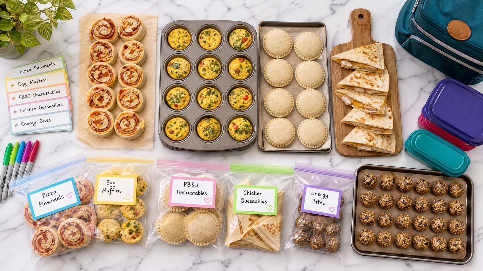 5 Freezer-Friendly School Lunches